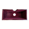 Music Cello Wooden Stand Burgundy Velvet Plush Cushions (LCS03)