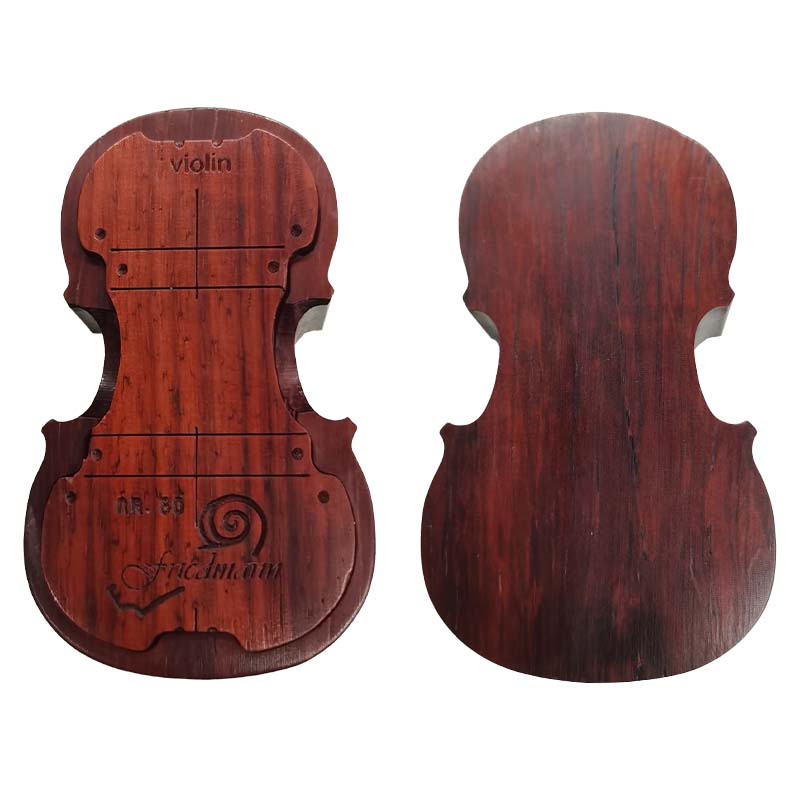 LVR055/LVR055B Carved Wooden shell Rosin Violin shape