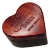 LCR080/LCR080B Carved Wooden shell RosinHeart shape