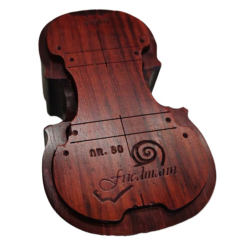 LVR055/LVR055B Carved Wooden shell Rosin Violin shape