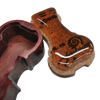 LVR055/LVR055B Carved Wooden shell Rosin Violin shape