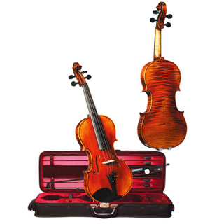 Oil-varnished European Flamed Tone Wood Violin Hand-craved by Master Luthier Perfessional (LV620EU)