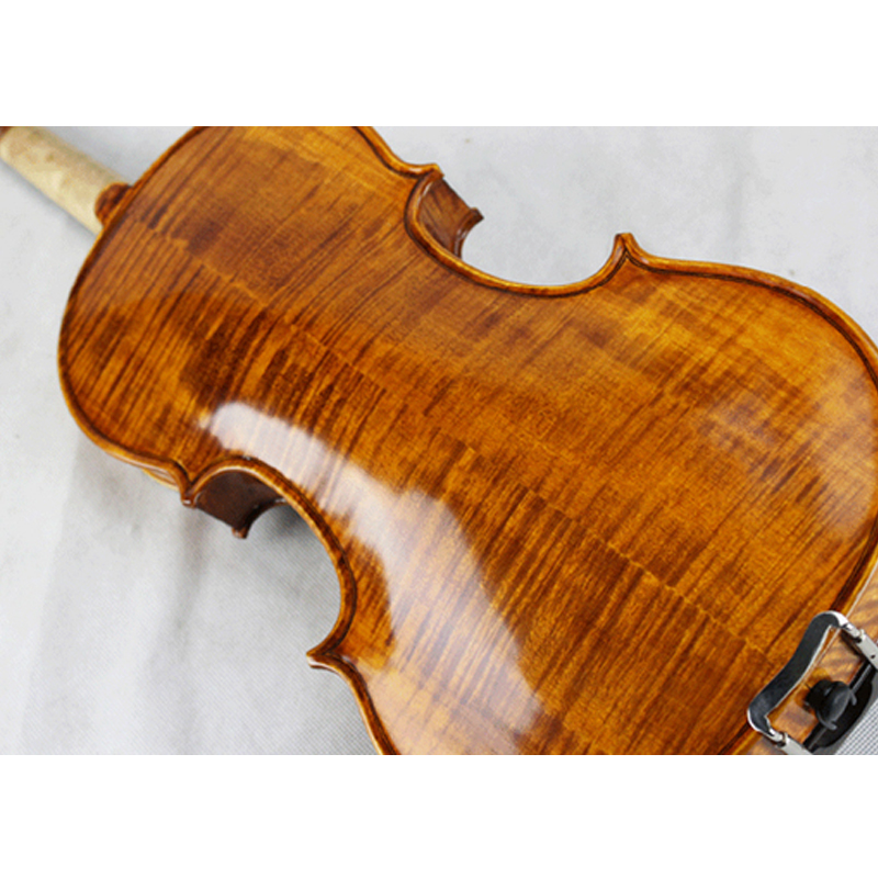 Solid Wood Carved Spruce Top, Flamed Maple Back & Sides Antique Gloss Viola (LV016SG)