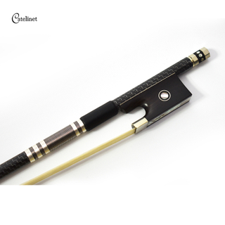 Carbon Fiber Violin Silver Silk Braided (LBVC33)