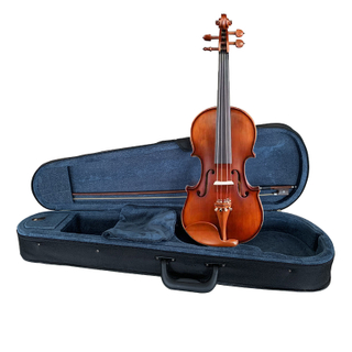 Solid Spruce Top and Solid Maple Back Carved by the high-tec CNC Machine Student Violin (LV412DBAG)