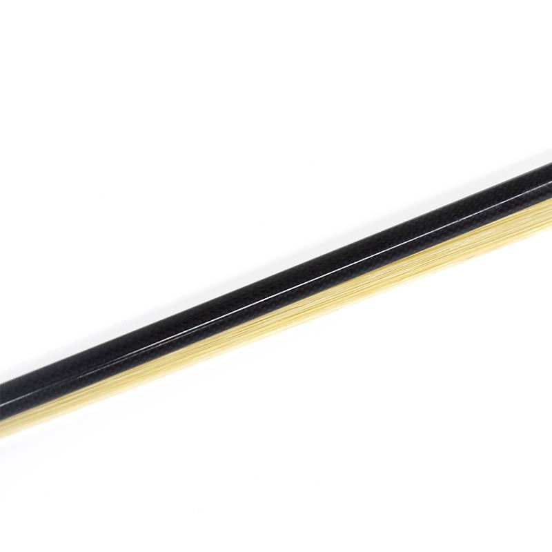 Carbon Fiber Violin Bow Of Slender Braided (LBVC34)