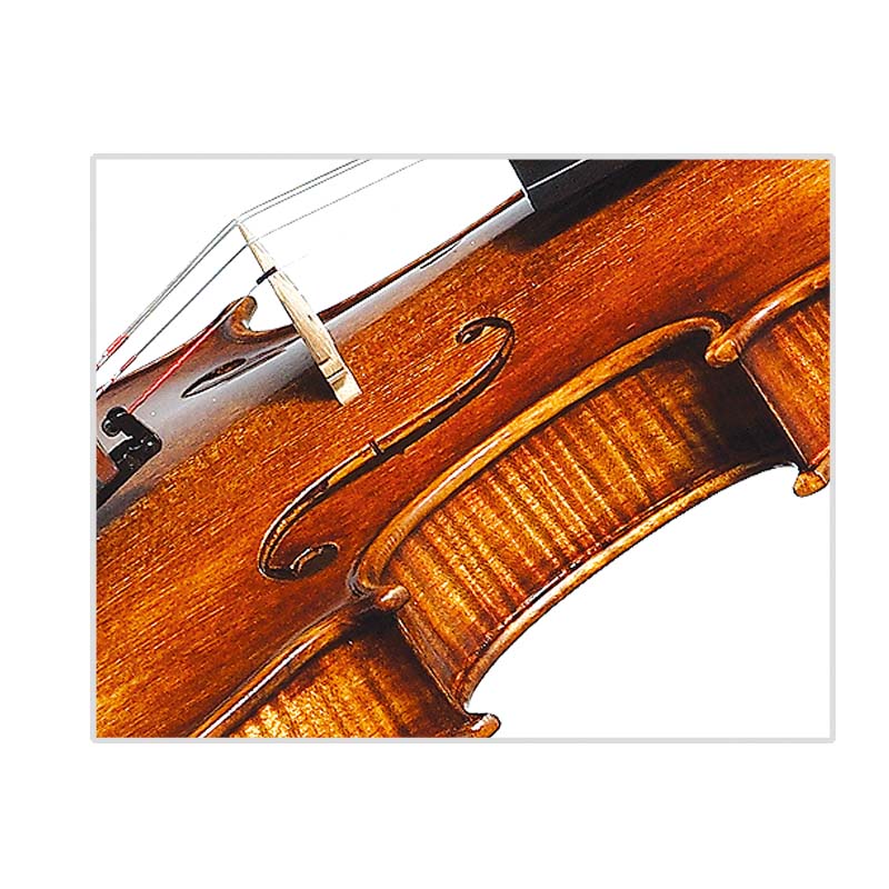 Fully Handmade by Master Wu′s Select Apprentices, Hand Brushed Spirit Finish, Beautiful Sound Violin (LV625)
