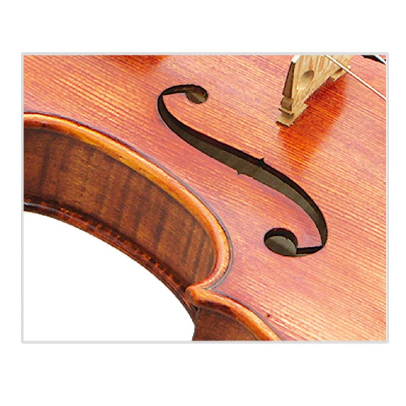Fully Handmade by Master Chang,Hand Brushed Spirit Finish,Super Sound Violin (LV626)