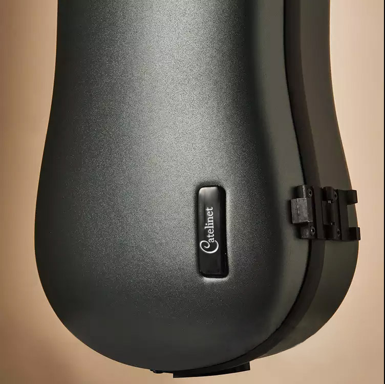 Carbon fiber hybrid shaped violin case LCVC30P