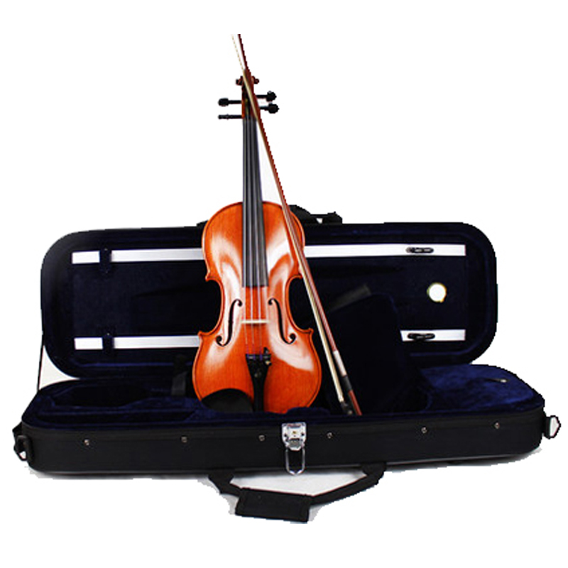 One-Piece Flame European Maple Back Violin Hand-carved Hand-Brushed Spirit Varnished Perfessional Sound violin LV418OP