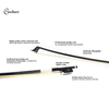  Pure Carbon Fiber Cello Bow (LBCC45)