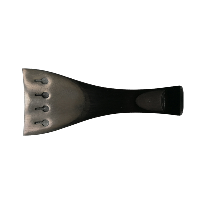 VERB38 EBONY ROUND RHOMBUS BRASS TAILPIECE