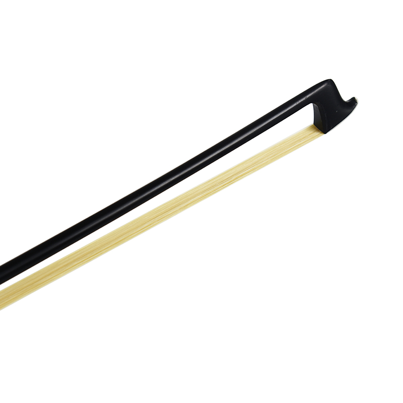 Carbon Fiber Composite Violin Bow Solid Black Up-Grade (LBVC30H)