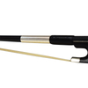 Carbon Fiber Violin Bow Of Slender Braided (LBVC34)