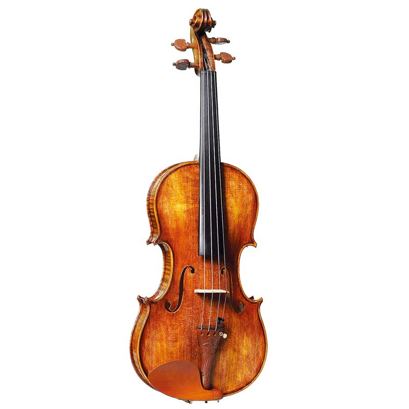 Fully Handmade by Master Wu′s Select Apprentices, Hand Brushed Spirit Finish, Beautiful Sound Violin (LV625)