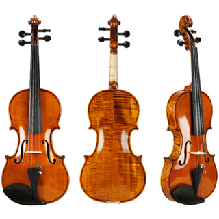 Solid Wood Carved Spruce Top, Flamed Maple Back & Sides Antique Gloss Viola (LV016SG)