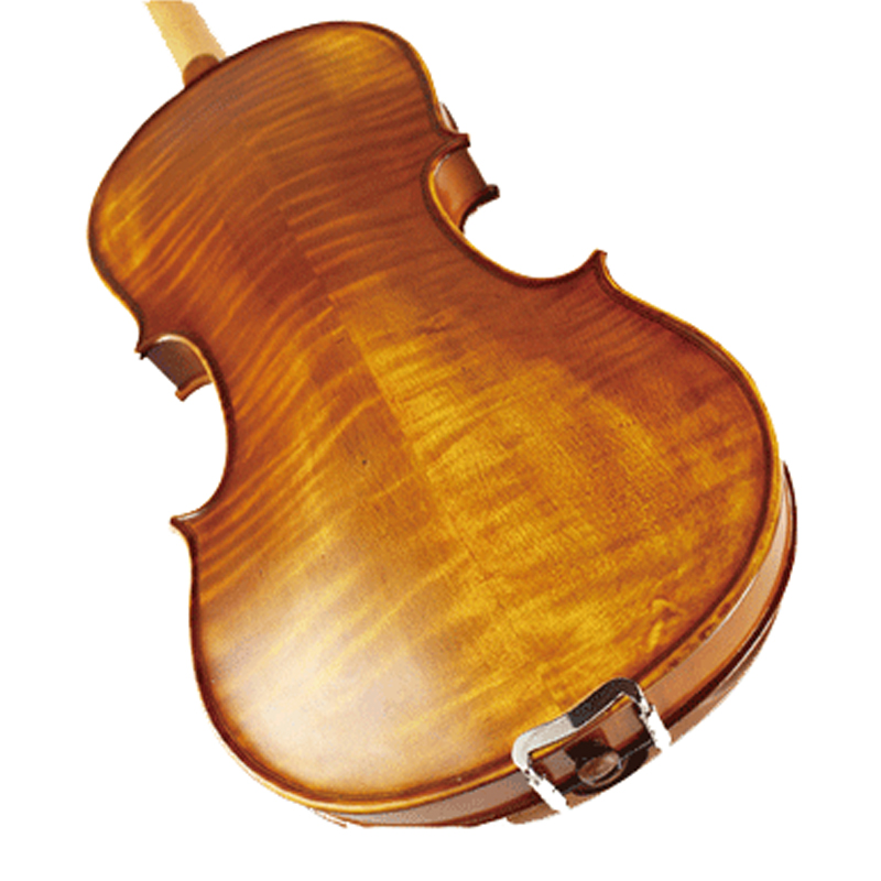 Carved Solid Wood Spruce Top and Lightly-Flamed Maple Back & Sides Antique Flamed Solid Viola (LV014YA)