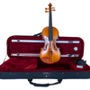 Solid Wood Flame Maple Violin,Hand-varnished Solid Spruce Boxwood Fine Set-up Student Violin（LV414YA）