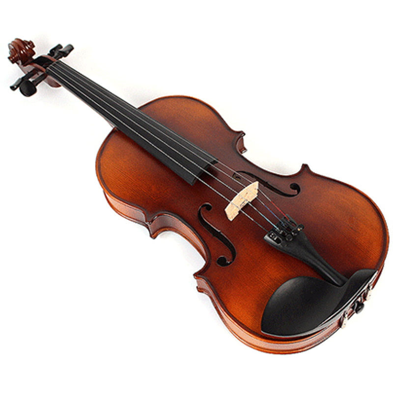 Ebony Fitting Antique Finish Solid Wood Violin (LV413AT)