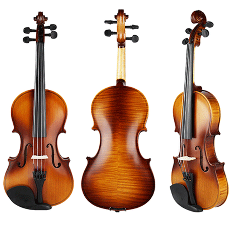 Laminated Flamed Maple Back Violin &Polywood Spruce Top,Antique Varnished Student, Violin (LV410AF)