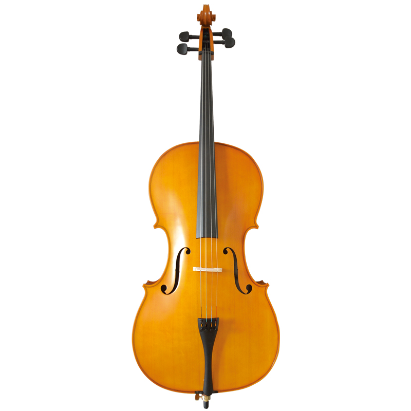 Carved Spruce Solid Top, Maple Solid Back & Side Boxwood Accesssories Cello (L014)