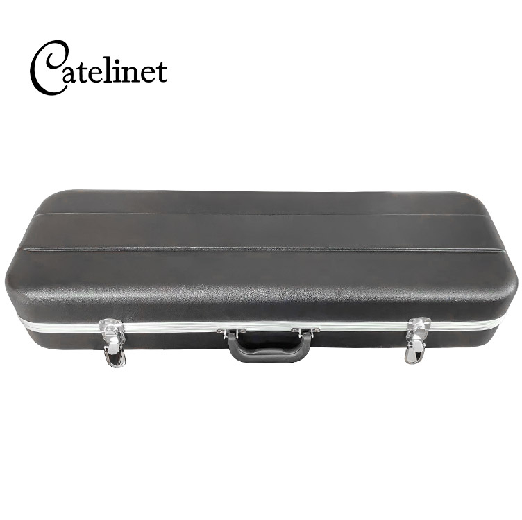 ABS Oblong Violin Case With Shoulder Strap & Aluminum Flanged Edges LCVC91B