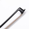 Carbon Fiber Composite Violin Bow Solid Black Economic (LBVC30L)