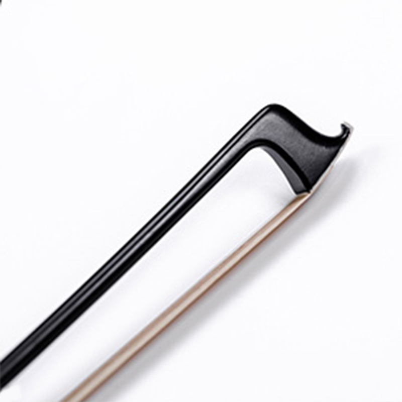 Carbon Fiber Composite Violin Bow Solid Black Economic (LBVC30L)