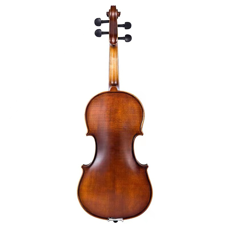 Solid Spruce Top and Solid Maple Back Carved by the high-tec CNC Machine Student Violin (LV412DBAG)