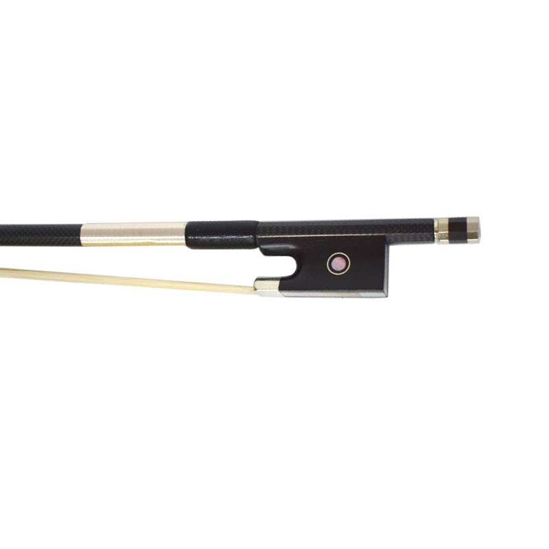 Carbon Fiber Violin Bow Of Slender Braided (LBVC34)