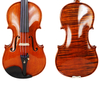 ONE PIECE HIGHLY&Solid Wood Carved Spruce Top, Highly Flamed One Piece Maple Back Viola (LV018OP)