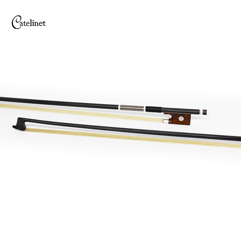 Pure Carbon Fiber Violin Bow Snake Wood (LBVC35S)