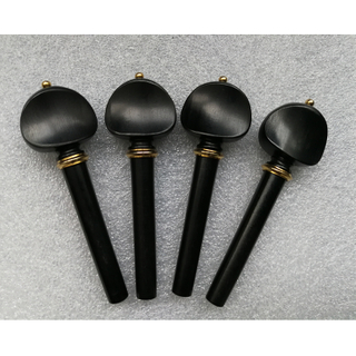 VEBP67 EBONY SWISS BRASS BALL/RING PEGS