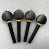 VEWP68 EBONY HILL WHITE BALL/RING PEGS