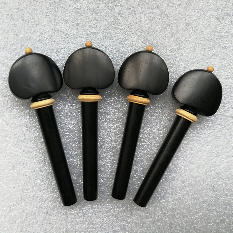 VEWP68 EBONY HILL WHITE BALL/RING PEGS