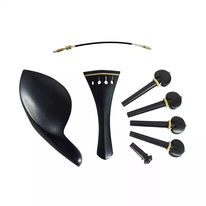Ebony Violin Fitting Kits Of English Model