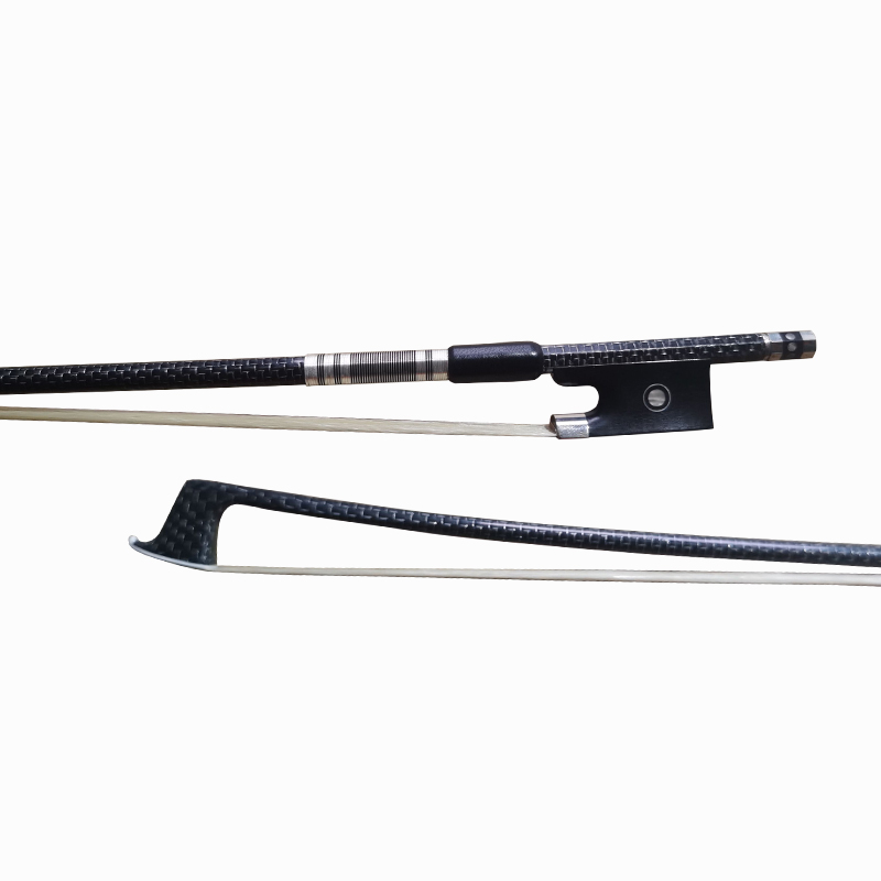 Carbon Fiber Violin Silver Silk Braided (LBVC33)