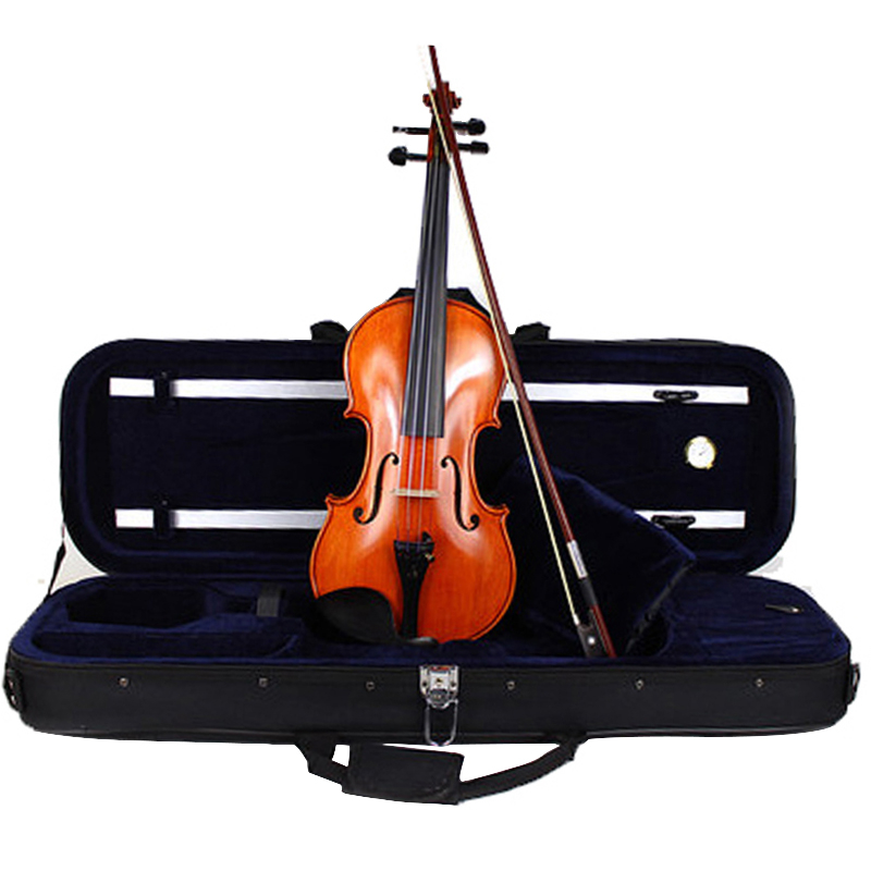 Solid Wood Carved Spruce Top, Highly Flamed Maple Back & Sides Hand-Made Highly Viola (LV017OP)