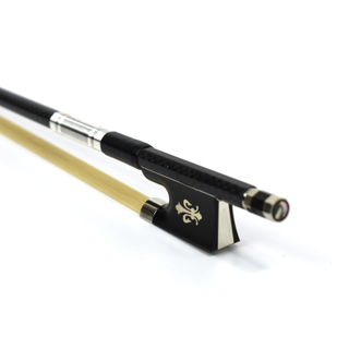  Carbon Fiber Composite Violin Bow Wide Braided (LBVC31A)