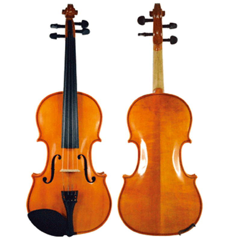 Select Machine Carved Solid Wood Spruce Top, Clear Maple Back & Sides Viola (LV012YO)