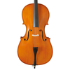 Laminated Top and Back, Ebony Fingerboard, Maple Black-Dyed Pegs Solid Cello (LC012)
