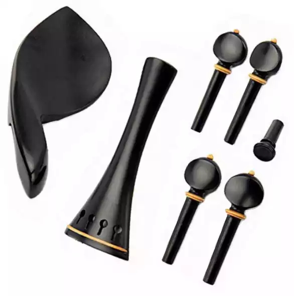 Ebony Fitting Of Hill Model Violin Set