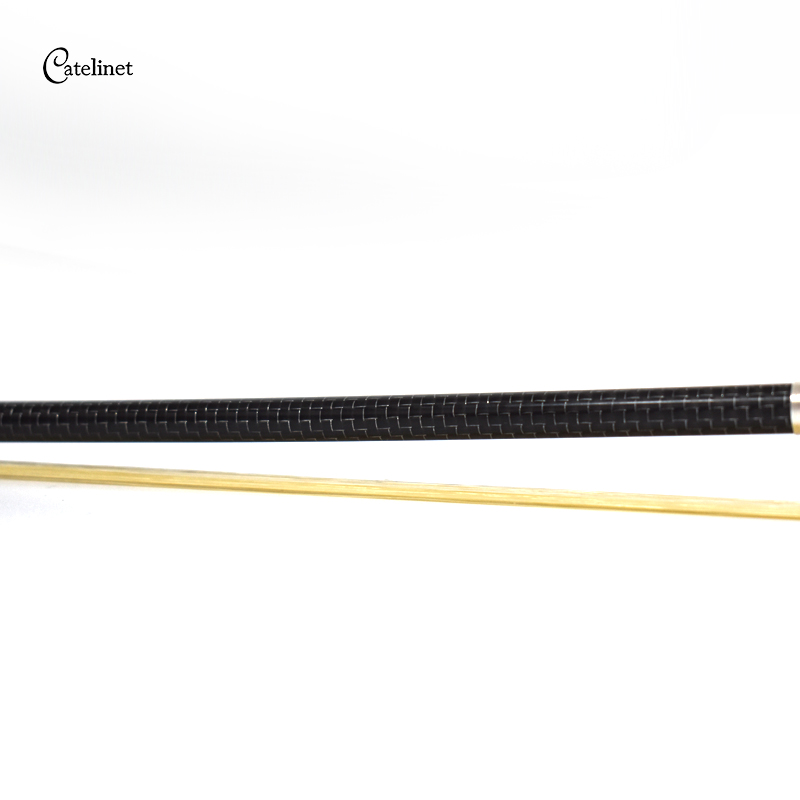 Carbon Fiber Violin Silver Silk Braided (LBVC33)