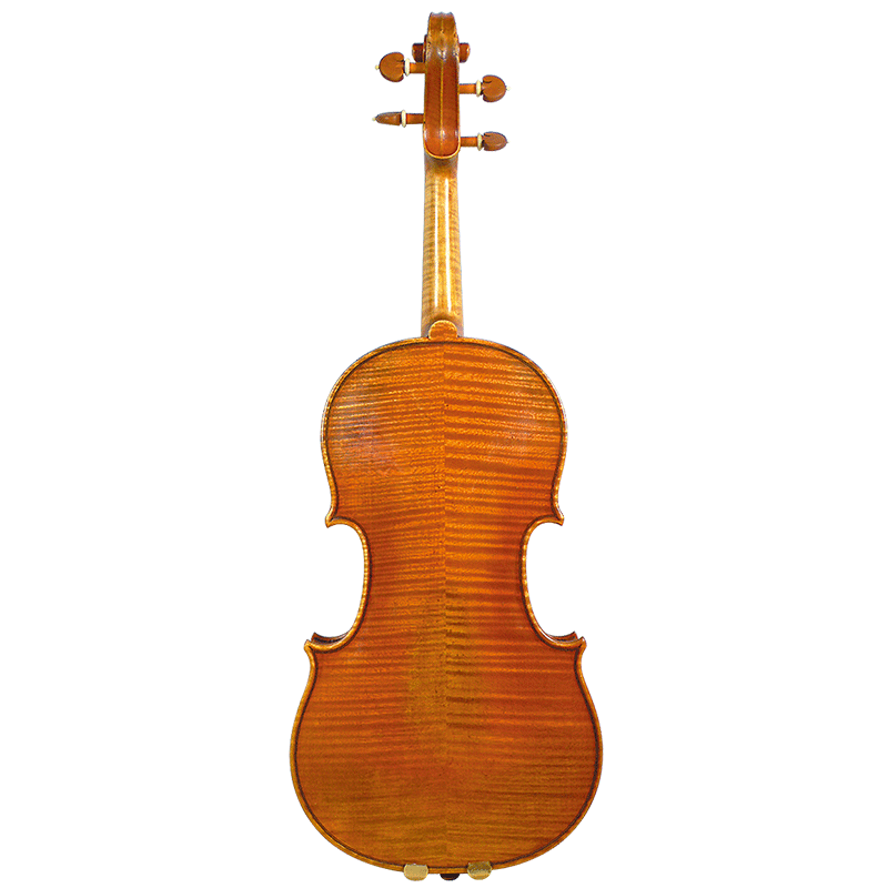 Antique Oil Varnish Handmade Craved European Flame Wood Violin LV240A