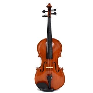 Antique Oil Varnish Handmade Craved European Flame Wood Viola LV140
