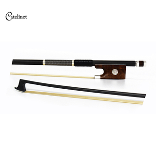 Pure Carbon Fiber Violin Bow Snake Wood (LBVC35S)