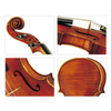 Antique Finished Highly Flamed Tone Wood Violin Hand-Craved,Hand-Brushed Varnished Perfessional (LV623)