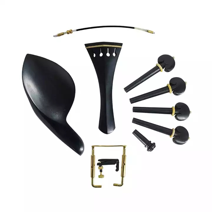 Ebony Violin Fitting Kits Of English Model