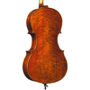 Carved Spruce Top; Highly Flamed Maple Back and Sides; Hand Crafted Cello (LC019)