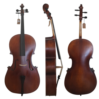 Laminated Spruce Top& Back & Sides; Ebony Fingerboard & Pegs; Metal Tailpiece (LC010H)